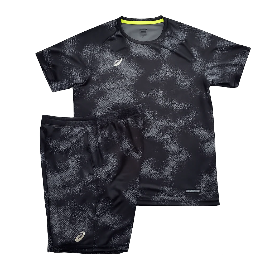 ASICS DISTORTED SET - BLACK
